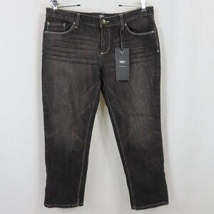 Mossimo Faded Wash Worn Look Black Premium Skinny Jeans Sz. 10